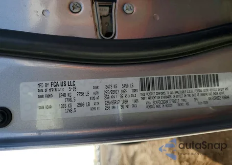 2019 Dodge Journey Se from USA, damaged, VIN 3C4PDCBG0KT778917